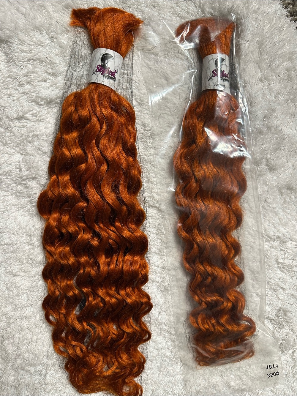 100% Italian Human Hair for Boho Braid 18” 200g color 350 (Full head)
